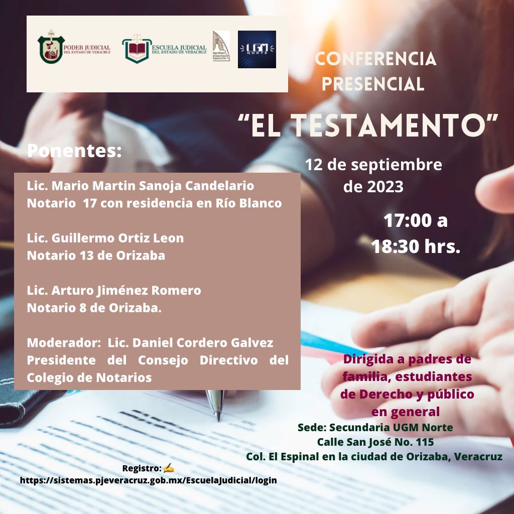 Confernecia El Testamento